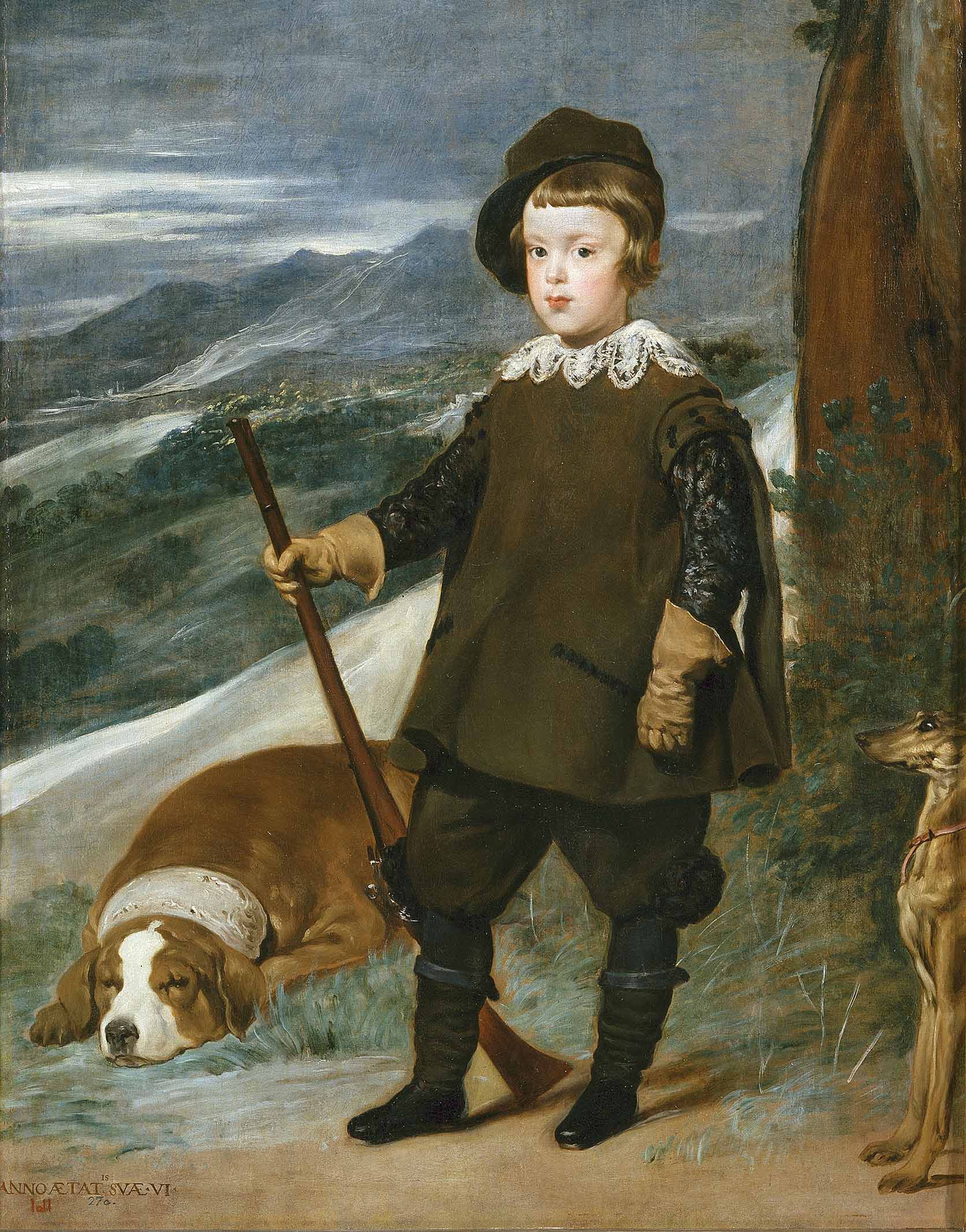 Prince Balthasar Charles as a Hunter